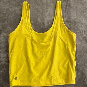 Buffbunny Collection Yellow Crop Tank